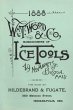 Wm. T. Wood & Co. Ice Tools 1888 - Bild 1