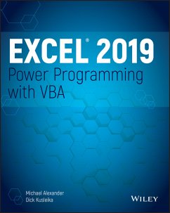 Excel 2019 Power Programming with VBA (eBook, ePUB) - Alexander, Michael; Kusleika, Dick