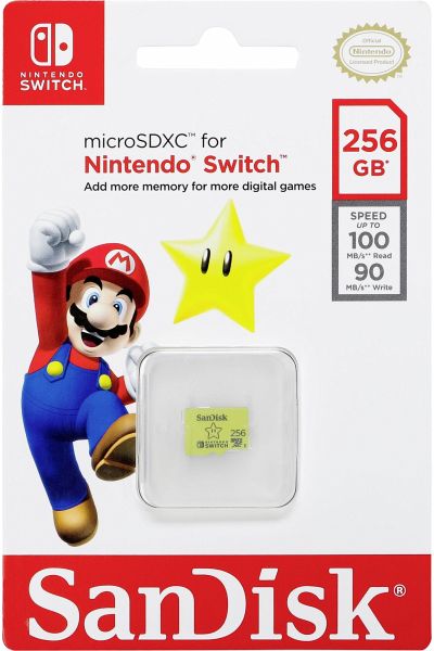 SanDisk MicroSDXC 100MB 256GB Nintendo SDSQXAO-256G-GNCZN SanDisk MicroSDXC 100MB 256GB Nintendo SDSQXAO-256G-GNCZN