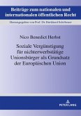 Soziale Vergünstigung für nichterwerbstätige Unionsbürger als Grundsatz der Europäischen Union