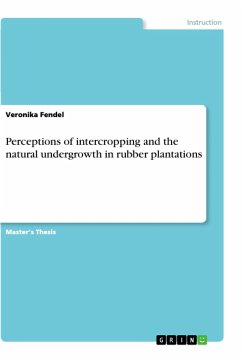 Perceptions of intercropping and the natural undergrowth in rubber plantations