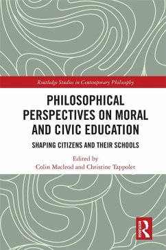 Philosophical Perspectives on Moral and Civic Education (eBook, PDF)