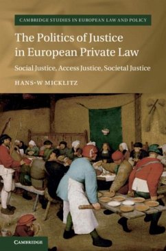 Cover Politics of Justice in European Private Law (eBook, PDF)