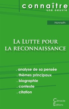 Fiche de lecture La Lutte pour la reconnaissance de Honneth (Analyse philosophique de référence et résumé complet) - Honneth, Axel