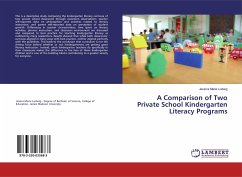 A Comparison of Two Private School Kindergarten Literacy Programs - Ludwig, Jessica Marie