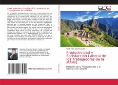 Productividad y Satisfacción Laboral de los Trabajadores de la MPMN - Zapata Aguilar, Leydi Yulay