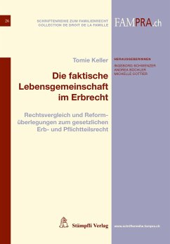 Die faktische Lebensgemeinschaft im Erbrecht (eBook, PDF) - Keller, Tomie