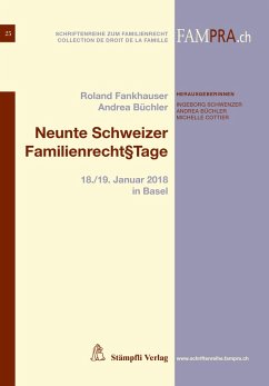 Neunte Schweizer Familienrecht§tage (eBook, PDF)