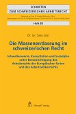 Die Massenentlassung im schweizerischen Recht (eBook, PDF)