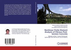 Nonlinear Finite Element Analysis of Fibrous Post-tension Concrete
