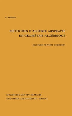Cover Methodes d'algebre abstraite en geometrie algebrique