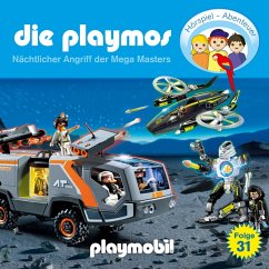 Die Playmos - Das Original Playmobil Hörspiel, Folge 31: Nächtlicher Angriff der Mega Masters (MP3-Download) - Rost, Simon X.; Fickel, Florian