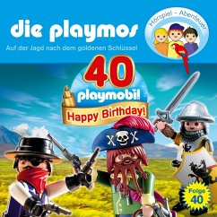 Die Playmos - Das Original Playmobil Hörspiel, Folge 40: Auf der Jagd nach dem goldenen Schlüssel (MP3-Download) - Bredel, David; Fickel, Florian