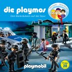 Die Playmos - Das Original Playmobil Hörspiel, Folge 28: Den Bankräubern auf der Spur (MP3-Download)