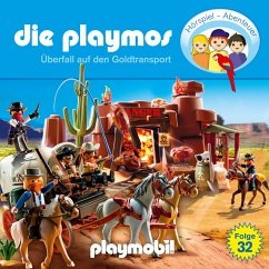Die Playmos - Das Original Playmobil Hörspiel, Folge 32: Überfall auf den Goldtransport (MP3-Download) - Bredel, David; Fickel, Florian