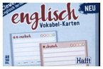 Vokabel-Karten Englisch 100 Stück A8, Standard einzeln