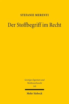Der Stoffbegriff im Recht (eBook, PDF) - Merenyi, Stefanie