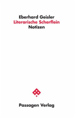 Literarische Scherflein - Geisler, Eberhard