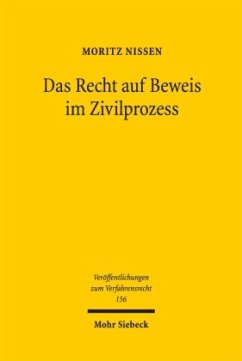 Cover Das Recht auf Beweis im Zivilprozess
