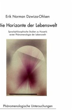 Die Horizonte der Lebenswelt - Dzwiza-Ohlsen, Erik Norman