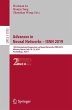 Advances in Neural Networks - ISNN 2019 - Bild 1