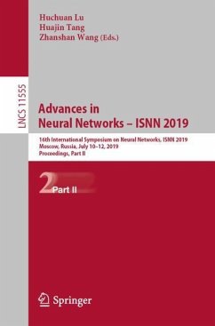 Advances in Neural Networks ¿ ISNN 2019