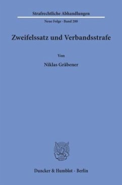 Zweifelssatz und Verbandsstrafe. - Gräbener, Niklas