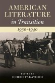 American Literature in Transition, 1930-1940 (eBook, ePUB)