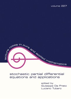 Stochastic Partial Differential Equations and Applications (eBook, ePUB)