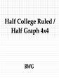 Half College Ruled / Half Graph 4x4 - Bild 1