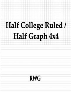 Cover Half College Ruled / Half Graph 4x4