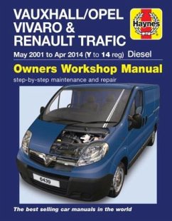 Vauxhall/Opel Vivaro & Renault Trafic Diesel May 01 to Apr 14 (Y to 14 reg) Haynes Repair Manual - Haynes Publishing