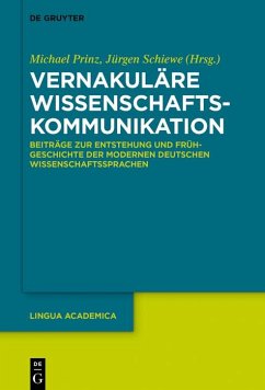 Cover Vernakuläre Wissenschaftskommunikation (eBook, ePUB)