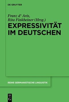 Cover Expressivität im Deutschen (eBook, ePUB)