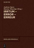 Irrtum - Error - Erreur (eBook, ePUB)