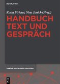 Handbuch Text und Gespräch (eBook, ePUB)