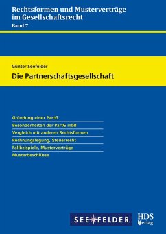 Die Partnerschaftsgesellschaft (eBook, PDF) - Seefelder, Günter