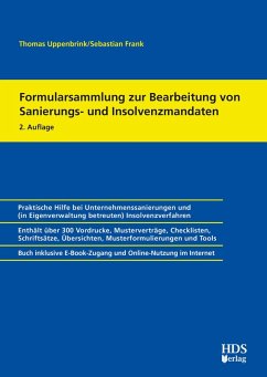 Formularsammlung zur Bearbeitung von Sanierungs- und Insolvenzmandaten (eBook, PDF) - Uppenbrink, Thomas