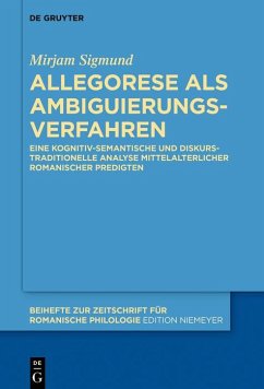 Allegorese als Ambiguierungsverfahren (eBook, ePUB) - Sigmund, Mirjam