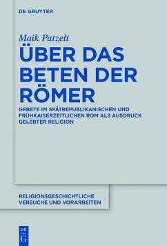 Cover Über das Beten der Römer (eBook, ePUB)
