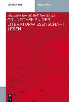 Cover Grundthemen der Literaturwissenschaft: Lesen (eBook, ePUB)