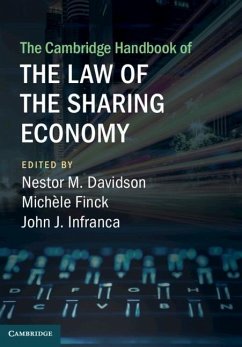 Cambridge Handbook of the Law of the Sharing Economy (eBook, ePUB)
