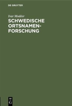 Schwedische Ortsnamenforschung - Modéer, Ivar