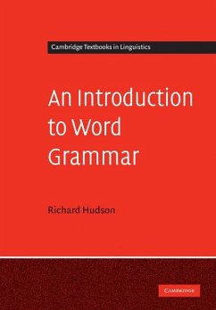 Introduction to Word Grammar (eBook, ePUB) - Hudson, Richard