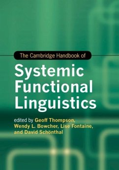 Cambridge Handbook of Systemic Functional Linguistics (eBook, PDF)