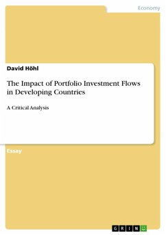 The Impact of Portfolio Investment Flows in Developing Countries (eBook, PDF)