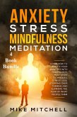 Anxiety Stress Mindfulness Meditation 4 Book Bundle Learn How To Reduce Your Anxieties With Meditation Techniques, Stress Less, Stopping Over Thinking And Eliminate The Fear Of What People Think (eBook, ePUB)