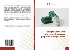 Encapsulation d'un principe actif dans un polymère biodégradable - Ifourah, Naima