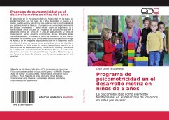 Programa de psicomotricidad en el desarrollo motriz en niños de 5 años