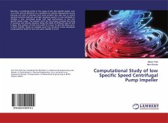 Computational Study of low Specific Speed Centrifugal Pump Impeller